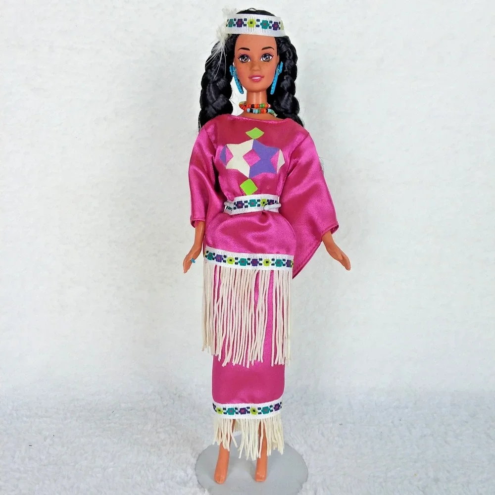 Third Edition Native American Barbie 12699 Dolls of the World 1994